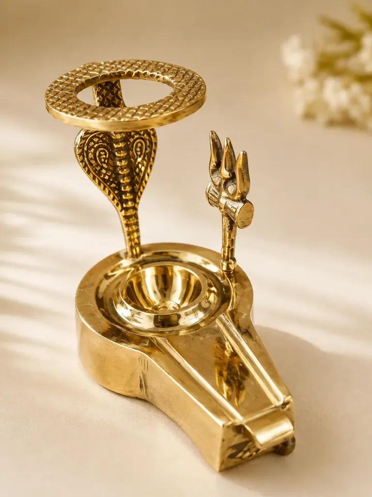 Plane Shivling damru trishul 1680-2No 560g Malik